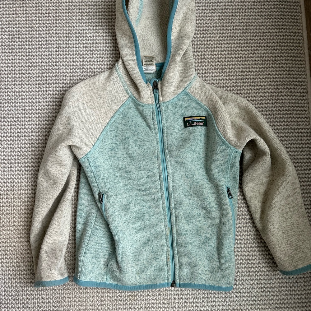 L.L. Bean Kids’ Hooded Sweater Fleece 5/6